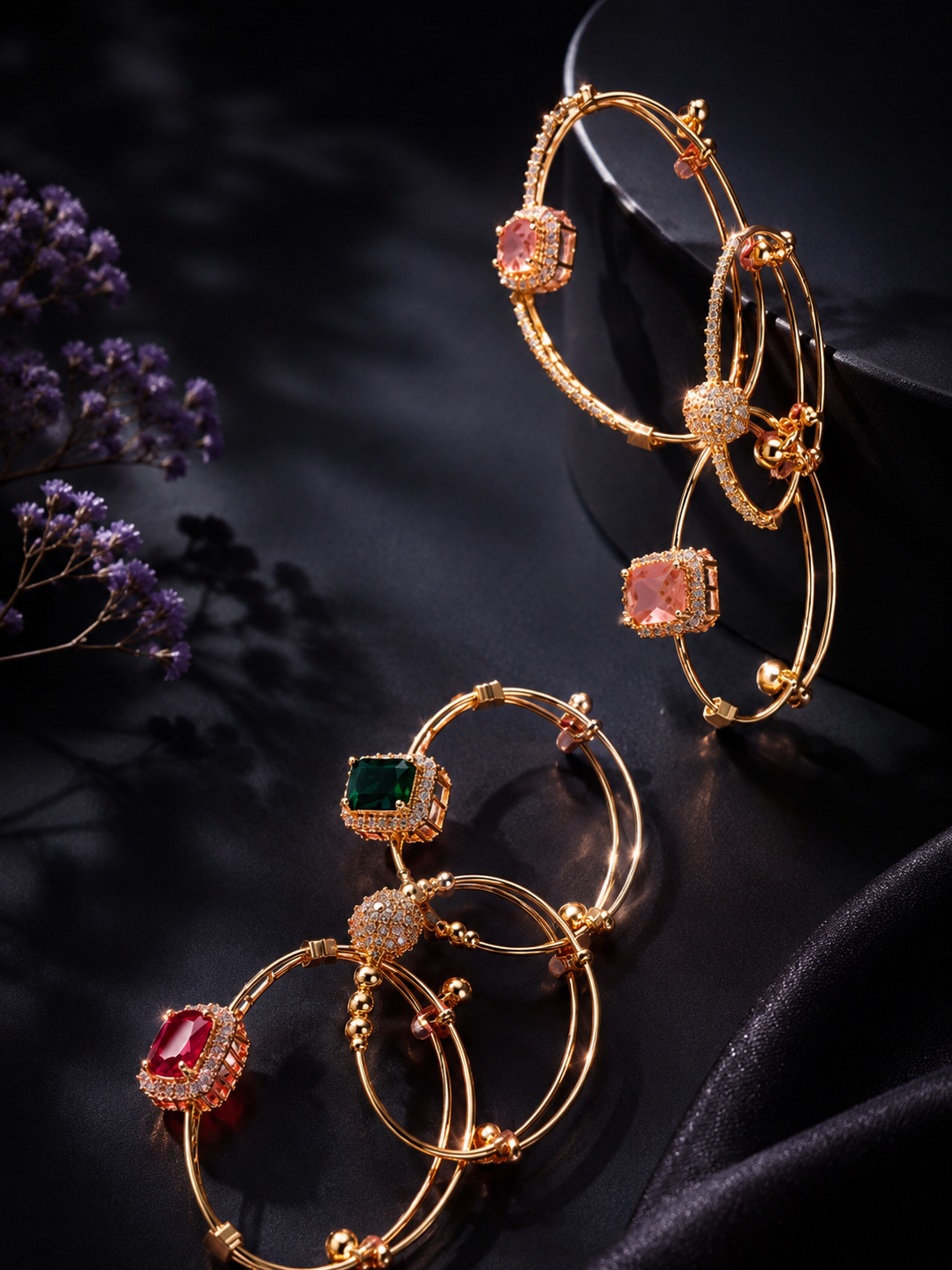 Double-Layer Crystal Stone Karra