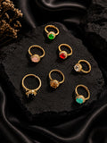 Adjustable Crystal Halo Ring